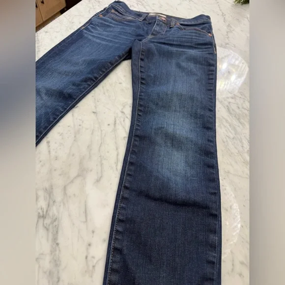 NEW Madewell Women’s Dark Blue 8” Skinny Jeans Size 26 / 2 US - Picture 2 of 6